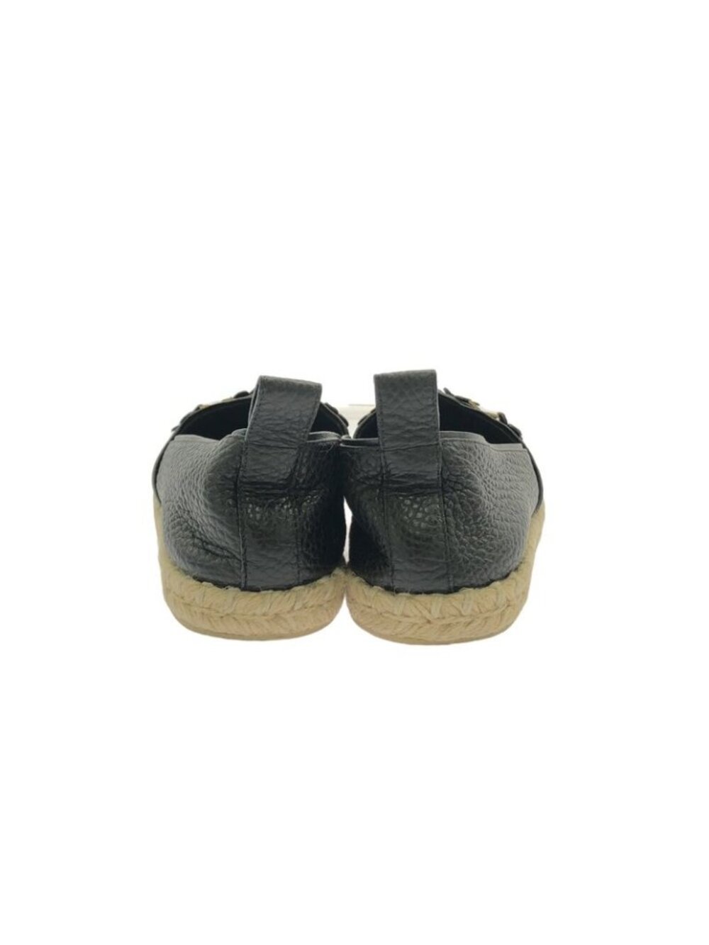 Louis Vuitton Ma1106 Espadrilles Monogram Flower Leather Slip-on Black 36 - Picture 3 of 7